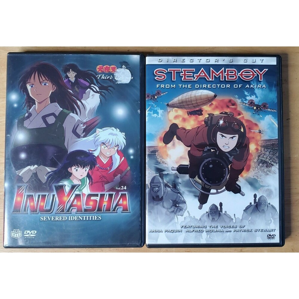 Steamboy Director's Cut Exclusive Illustration Postcard & InuYasha Vol 24 DVD's